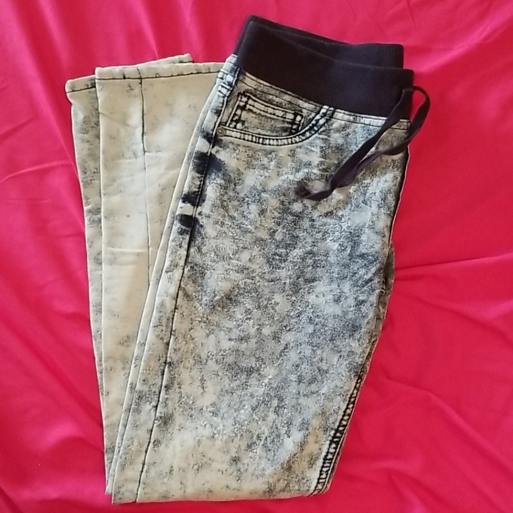Arizona plus girls acid wash jeggings